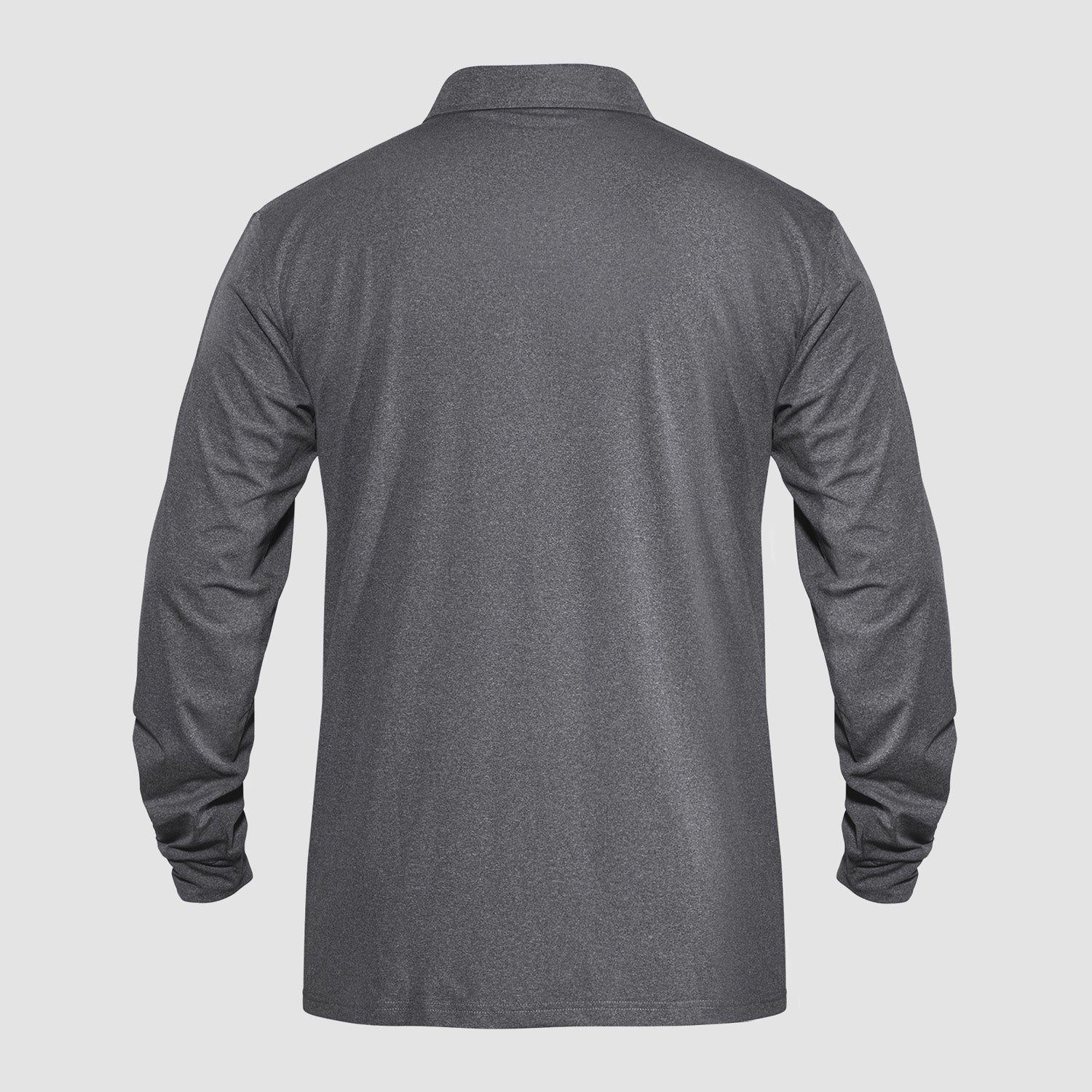 Men's Polo Shirts Long Sleeve Golf Shirts Quick Dry Performance Pique Jersey Sport