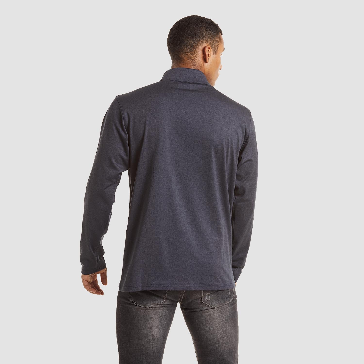 Men's Running Athletic Shirts 1/4 Zip Fleece Pullover Long Sleeve Sweatshirts for Winter