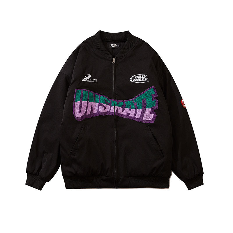 The Vimiaparty etter Embroidery Baseball Jackets