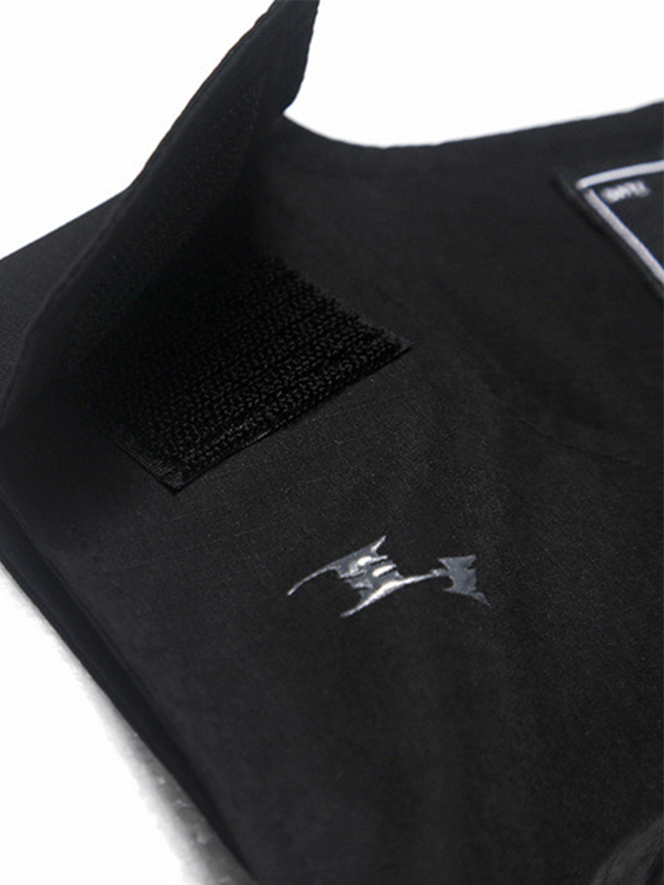 The Vimiaparty Skeleton Print Padded Cargo Vest
