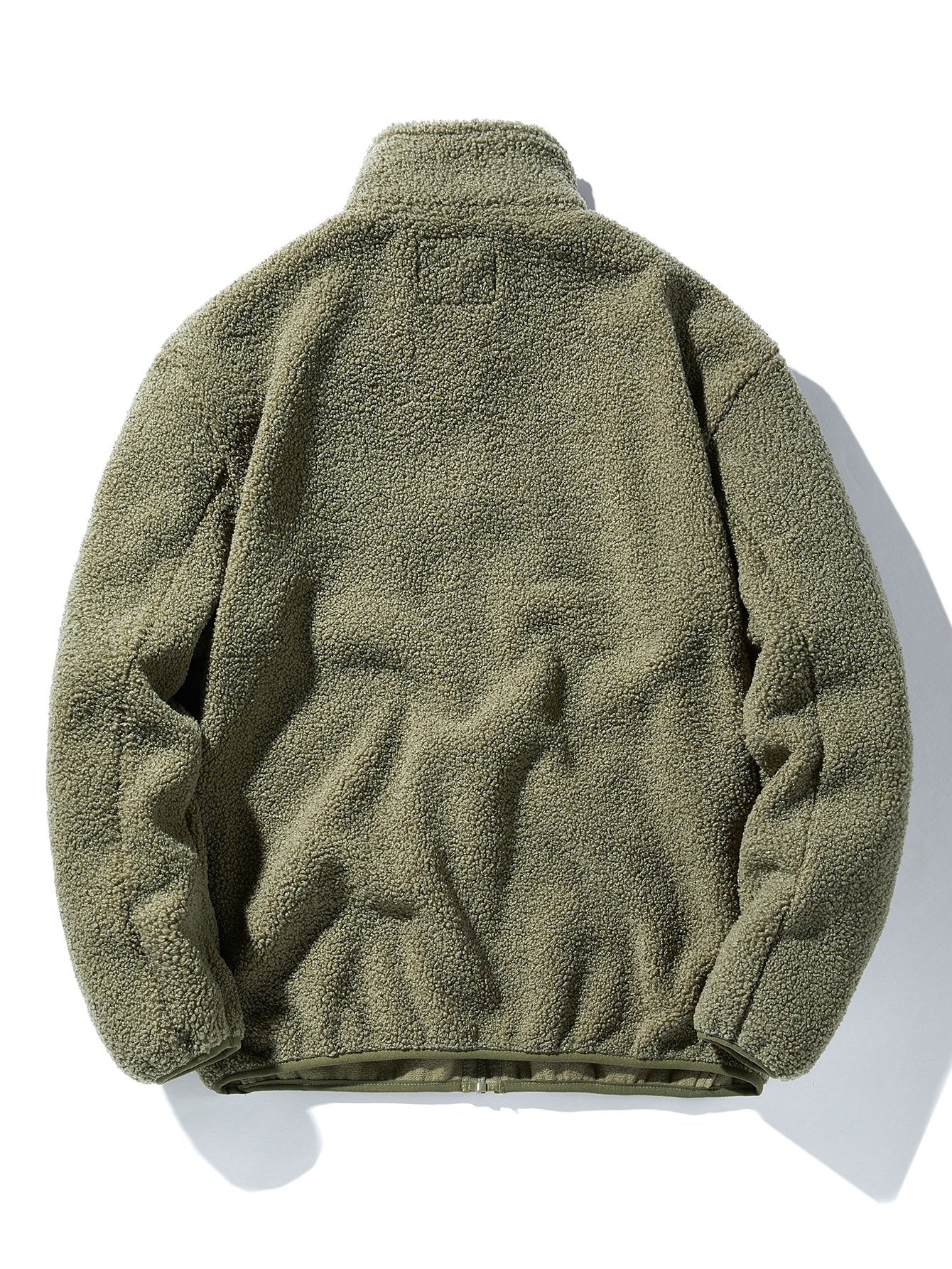 Teddy Fleece Zip Up Coat