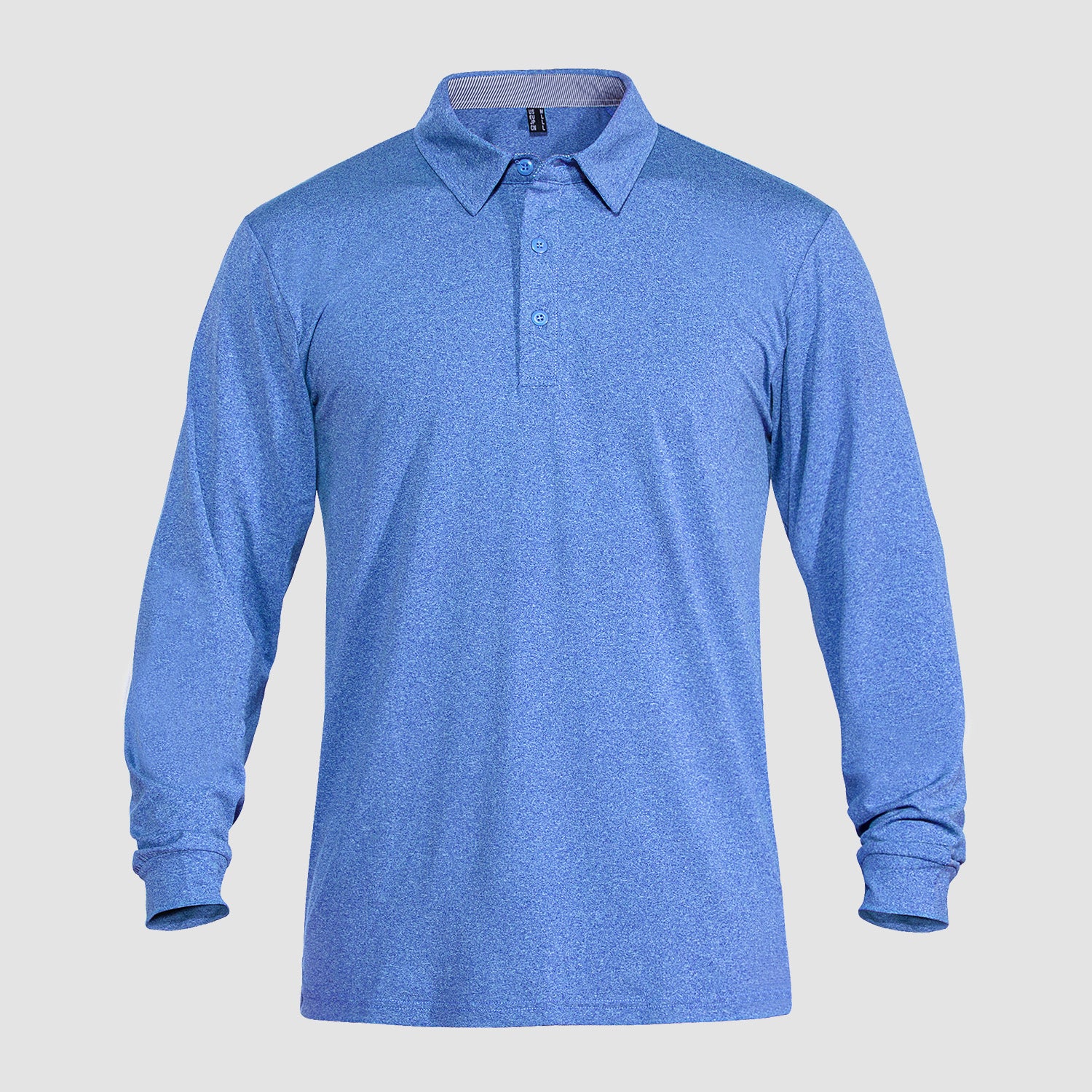 Men's Polo Shirts Long Sleeve Golf Shirts Quick Dry Performance Pique Jersey Sport