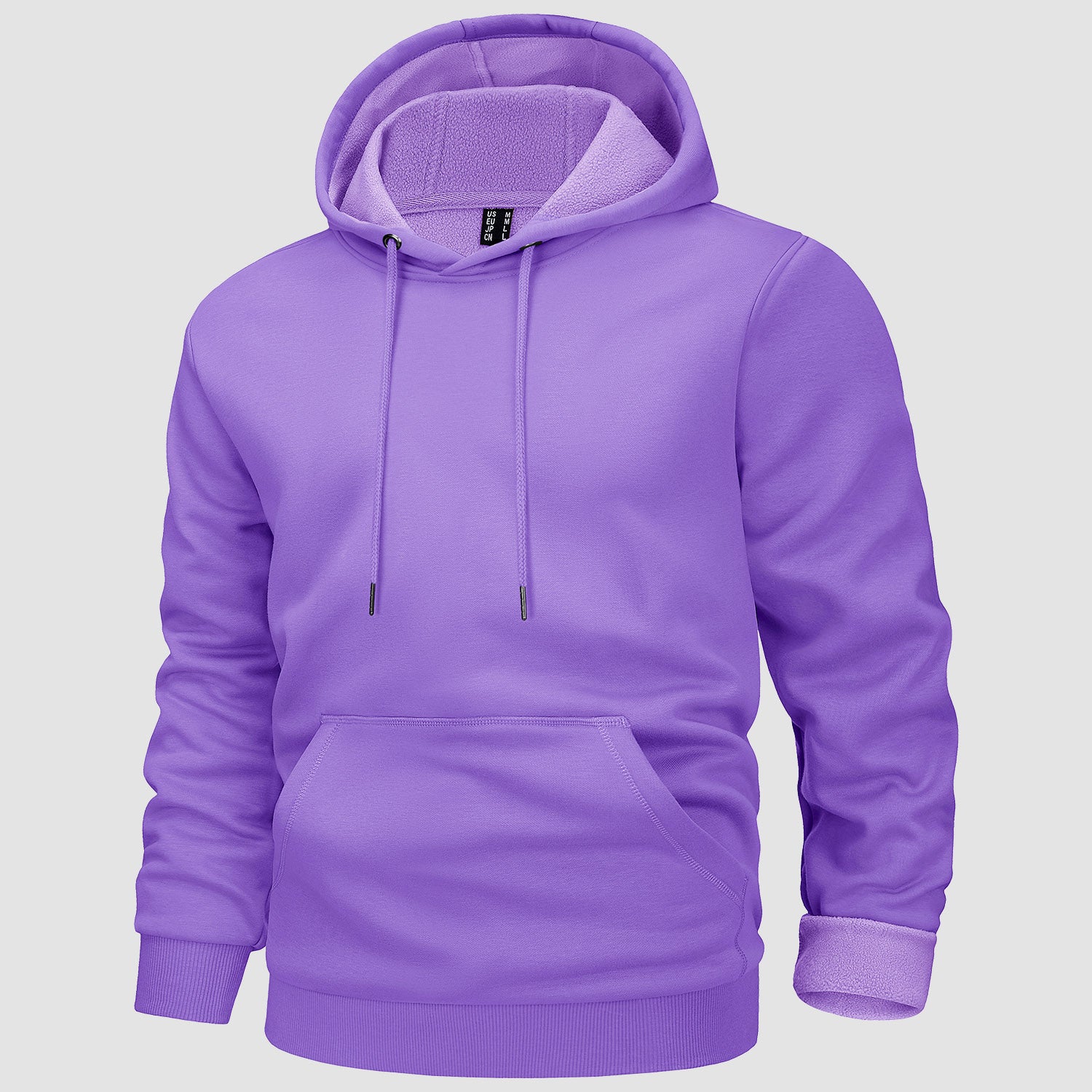 Men's Hoodies Fleece Lined Sweatshirts Casual Athletic Workout Pullover With Kanga Pocket